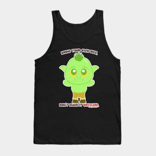 Bring Your Own Dice. Don't Make It Awkward/Orcward // D20 // Orc Tank Top